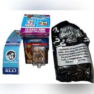 World's Smallest HE MAN Masters Of Universe Mini Toy Blind Surprise NEW OPEN BOX